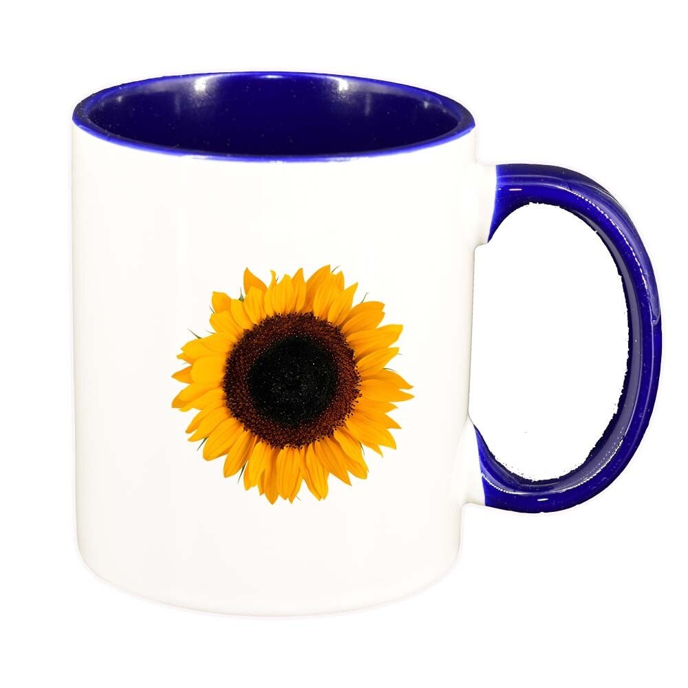 Cana Flower, interior albastru inchis, 330ml, D364