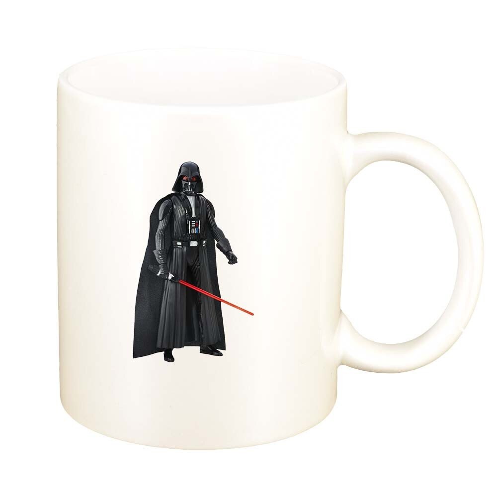 Cana Darth Vader, alb sidefata, 330ml, D366