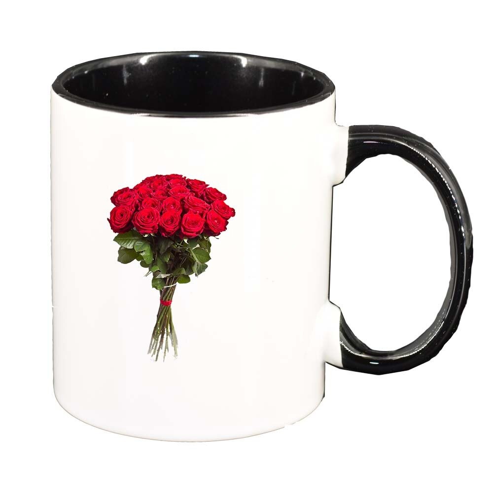 Cana Rose, interior negru, 330ml, D363