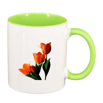 Cana Tulip, interior verde deschis, 330ml, D361 Cana Tulip, interior verde deschis, 330ml, D361