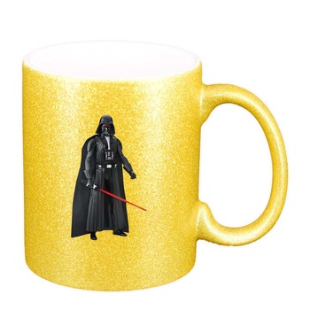 Cana Darth Vader, auriu sidefata glitter, 330ml, D366 Cana Darth Vader, auriu sidefata glitter, 330ml, D366