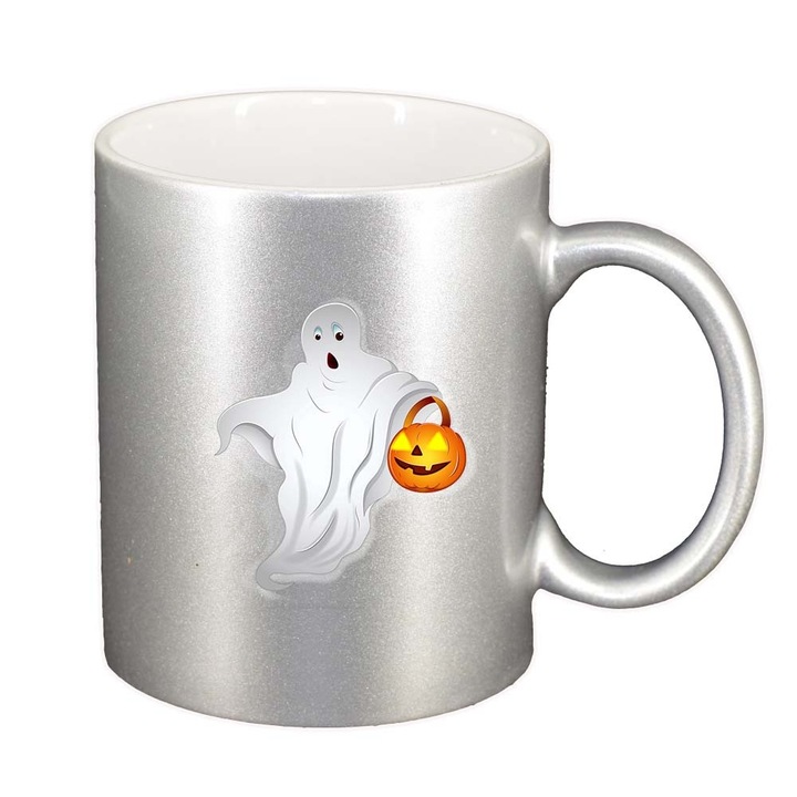 Cana Ghost, argintiu sidefata, 330ml, D370