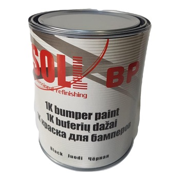 Vopsea Plastic, Bumper, Black, 1L Vopsea Plastic, Bumper, Black, 1L