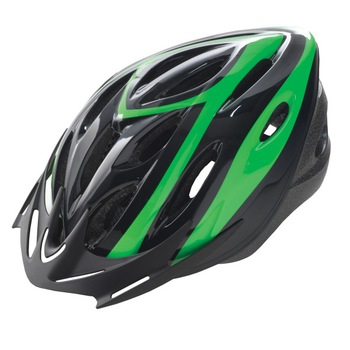 Casca Rider Culoare Negru/Verde Marime L (58-61cm) Casca Rider Culoare Negru/Verde Marime L (58-61cm)