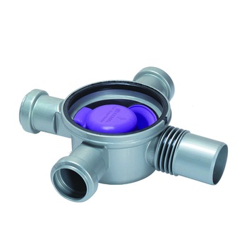 Corp de sifon cu evacuare laterala DN50, cu 3 intrare DN40, 42703, KESSEL Corp de sifon cu evacuare laterala DN50, cu 3 intrare DN40, 42703, KESSEL