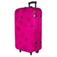 Troler Roz cu Flori Lumi LUXURY®, special pentru aventuri si drumetii, 25,5 L, 55.5x20x37 cm