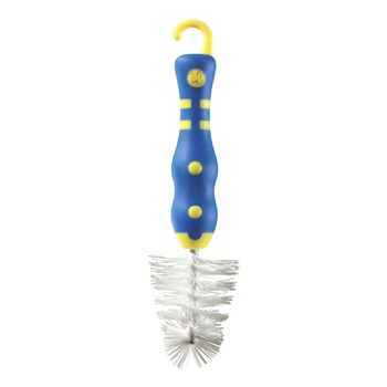 Perie mini pentru suzete/tetine Nip, maner antialunecare Perie mini pentru suzete/tetine Nip, maner antialunecare