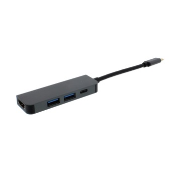 Adaptor USB-C - HDMI, 2xUSB3.0, USB-C Power Delivery, Well Adaptor USB-C - HDMI, 2xUSB3.0, USB-C Power Delivery, Well
