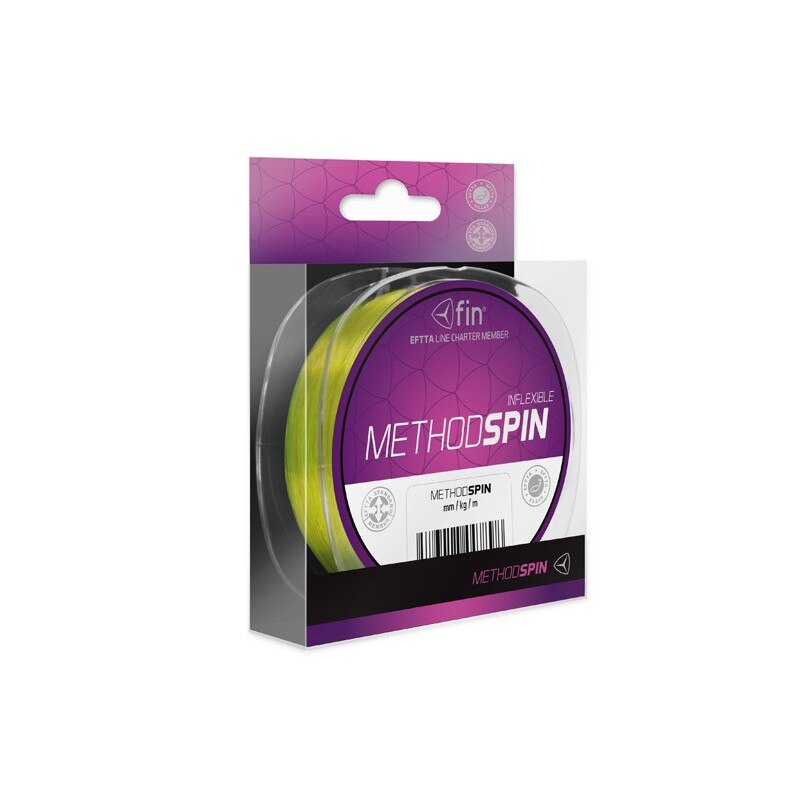 Fir pescuit Feeder, 0.18mm, 200M, 3.00Kg, Galben, Delphin, FIN Method SPIN INFLEXIBLE