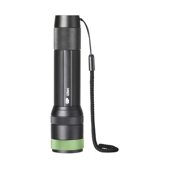 Lanterna LED GP CR41, negru, 650lm, acumulator Li18650, 135 metri, timp de functionare 40 ore, rezistenta la soc, rezistenta la apa IPX7 Lanterna LED GP CR41, negru, 650lm, acumulator Li18650, 135 metri, timp de functionare 40 ore, rezistenta la soc, rezistenta la apa IPX7