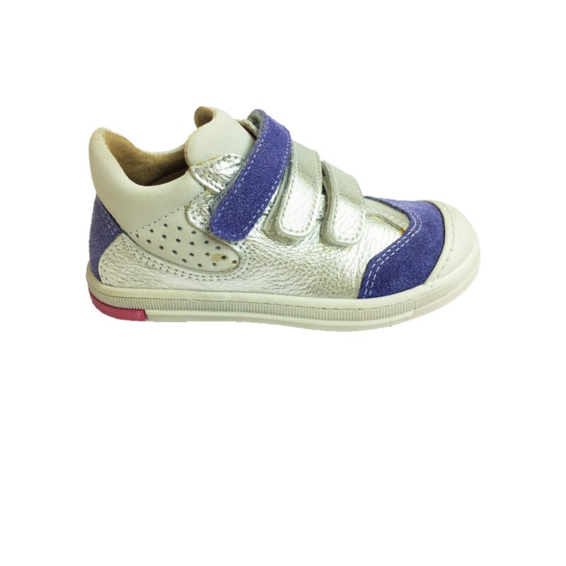 Pantofi sport fete, Argintiu/Violet, Avus, 25 EU -