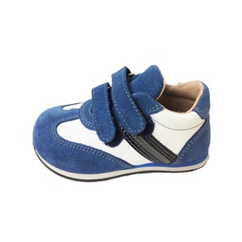 Pantofi sport baieti, alb/albastru, Avus, 20 EU Pantofi sport baieti, alb/albastru, Avus, 20 EU