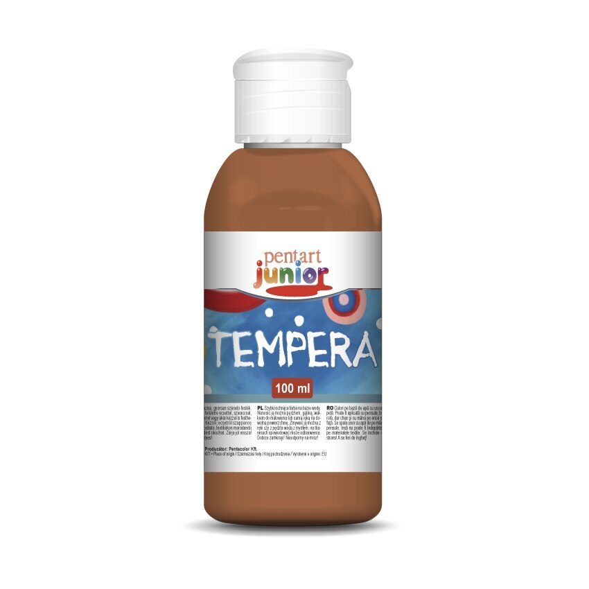 Vopsea tempera metalizata pe baza de apa Pentart junior - bronz, 100 ml