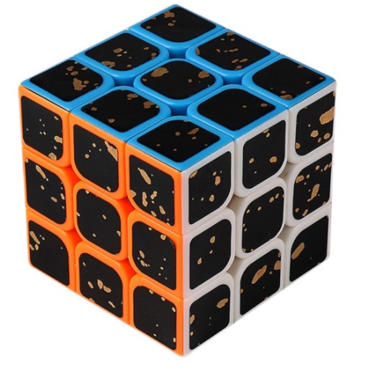 Магически куб 3x3x3 Splash Gold MoYu, 70CUB
