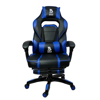 Scaun gaming, Model Deus Large, Negru/Albastru Scaun gaming, Model Deus Large, Negru/Albastru
