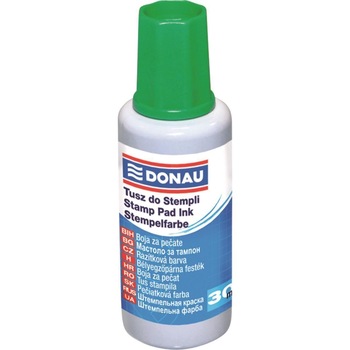 Tus pentru stampila DONAU, cu picurator, 30 ml, verde Tus pentru stampila DONAU, cu picurator, 30 ml, verde