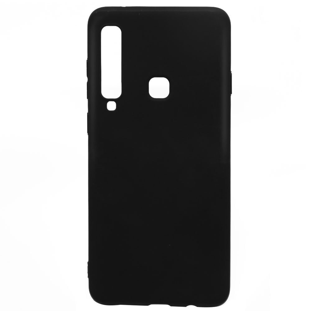 Husa Silicon Lemontti Silky pentru Samsung Galaxy A9 2018, Negru