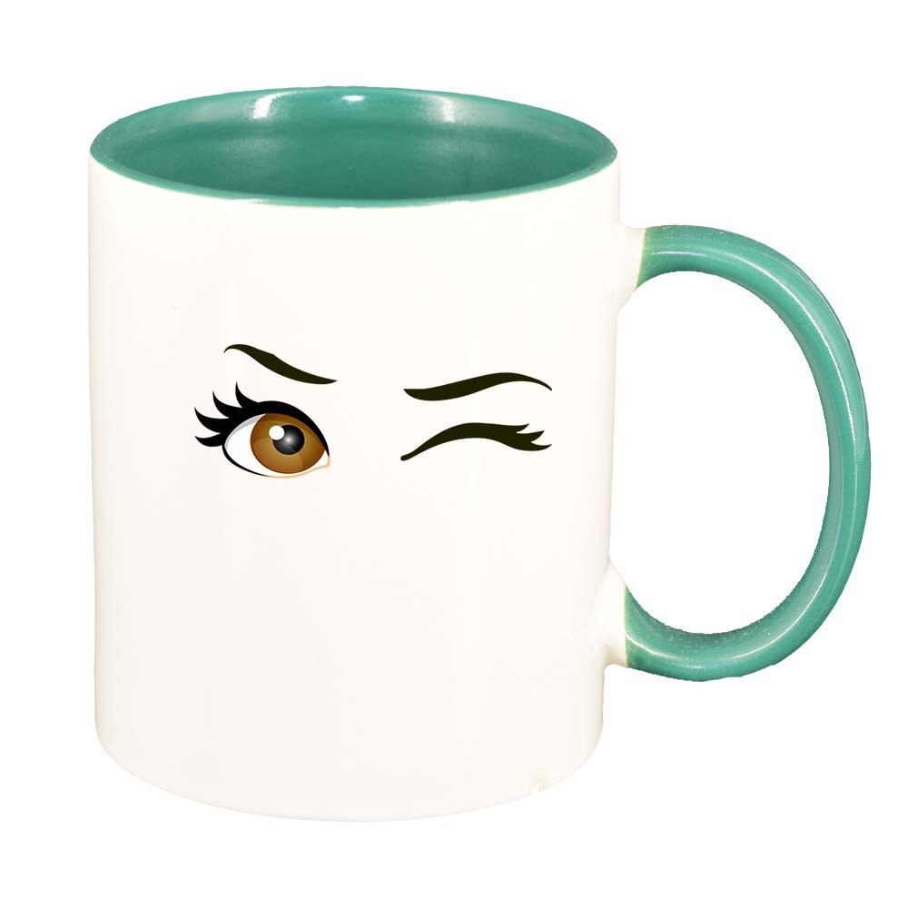 Cana Blink, interior verde, 330ml, D375