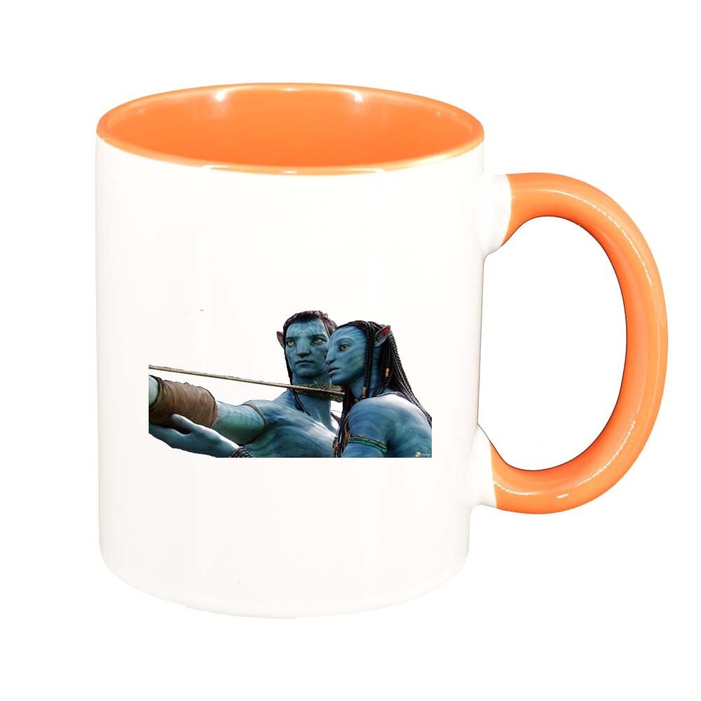 Cana Avatar, interior portocaliu, 330ml, D377