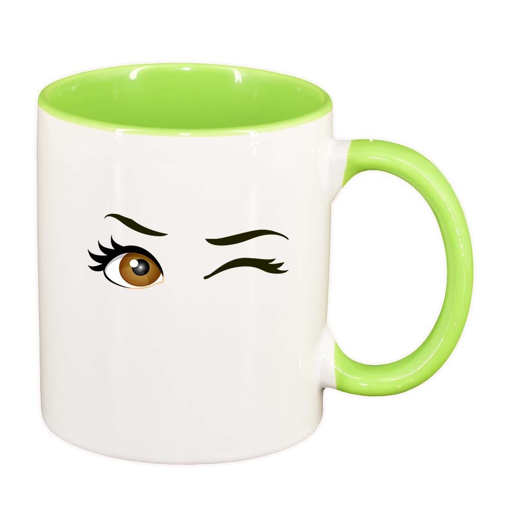 Cana Blink, interior verde deschis, 330ml, D375