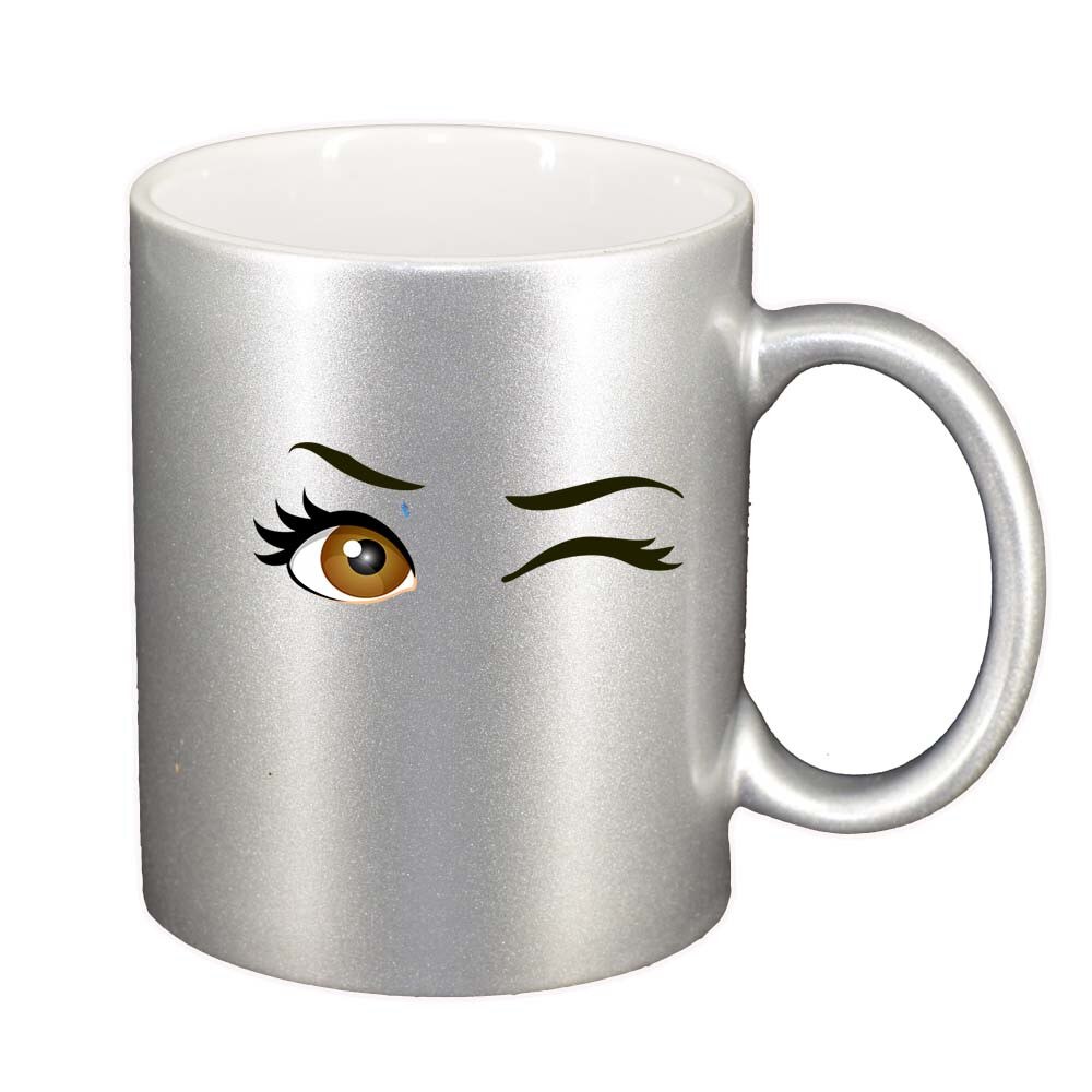 Cana Blink, argintiu sidefata, 330ml, D375