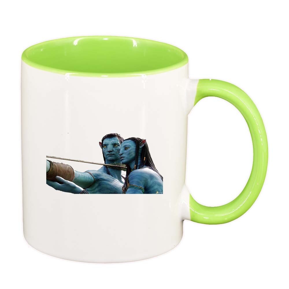 Cana Avatar, interior verde deschis, 330ml, D377