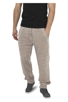 Pantaloni de trening cu elastic jos - Urban Classics, maro deschis, M EU Pantaloni de trening cu elastic jos - Urban Classics, maro deschis, M EU