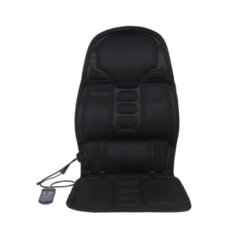 Husa de scaun pentru masaj Marashop, 5 zone de masaj, Telecomanda, 3 trepte de viteza, Adaptor auto, Negru Husa de scaun pentru masaj Marashop, 5 zone de masaj, Telecomanda, 3 trepte de viteza, Adaptor auto, Negru