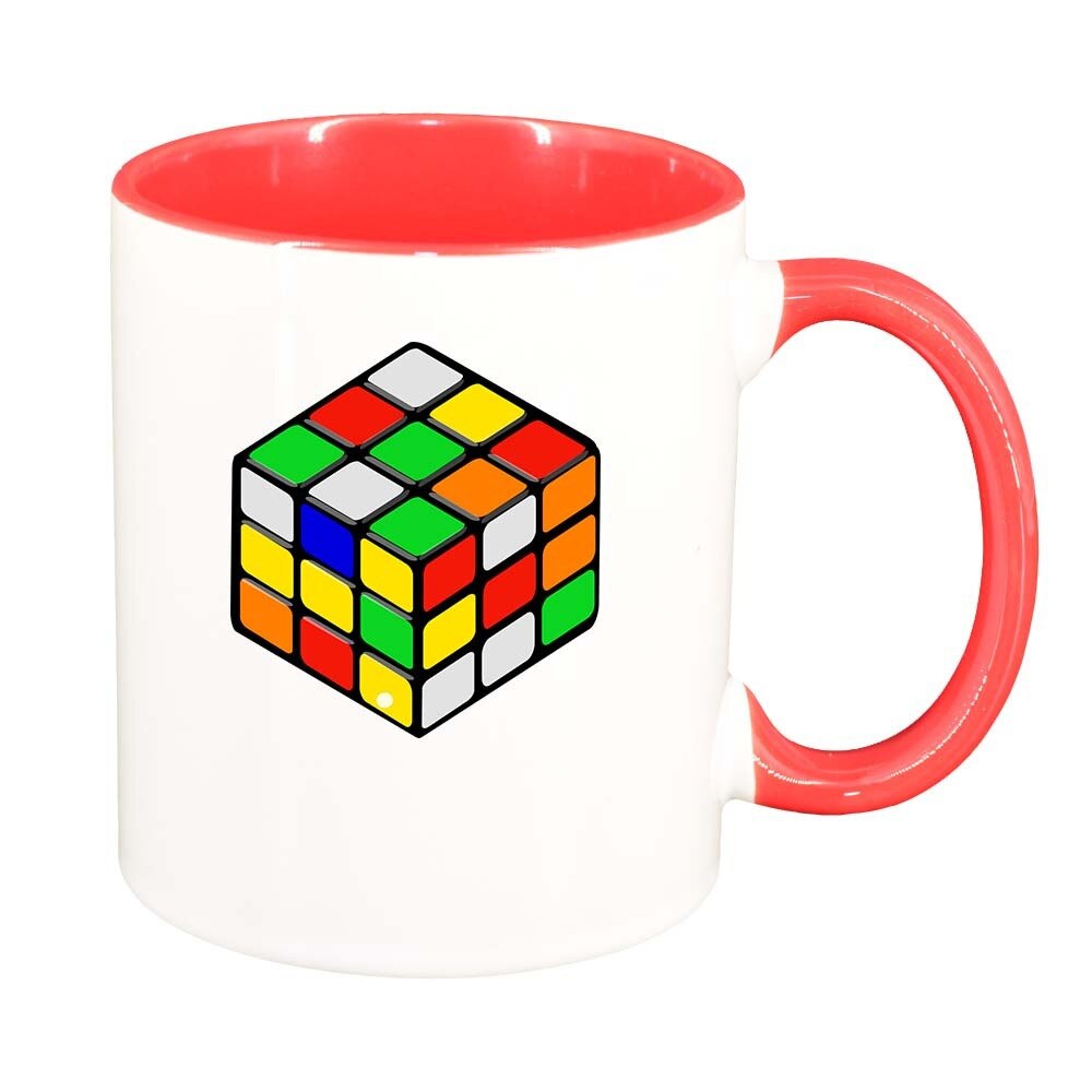 Cana Cube, interior rosu, 330ml, D386