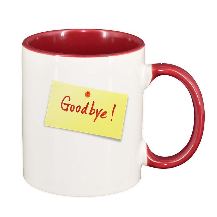 Cana Goodbye, interior rosu, 330ml, D387