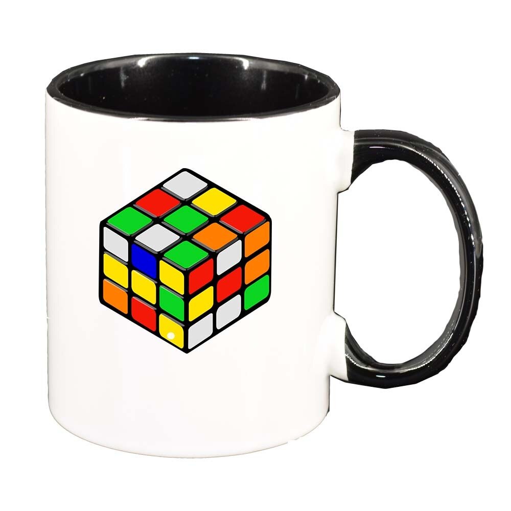 Cana Cube, interior negru, 330ml, D386