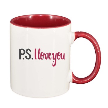 Cana Love, interior rosu, 330ml, D391 Cana Love, interior rosu, 330ml, D391