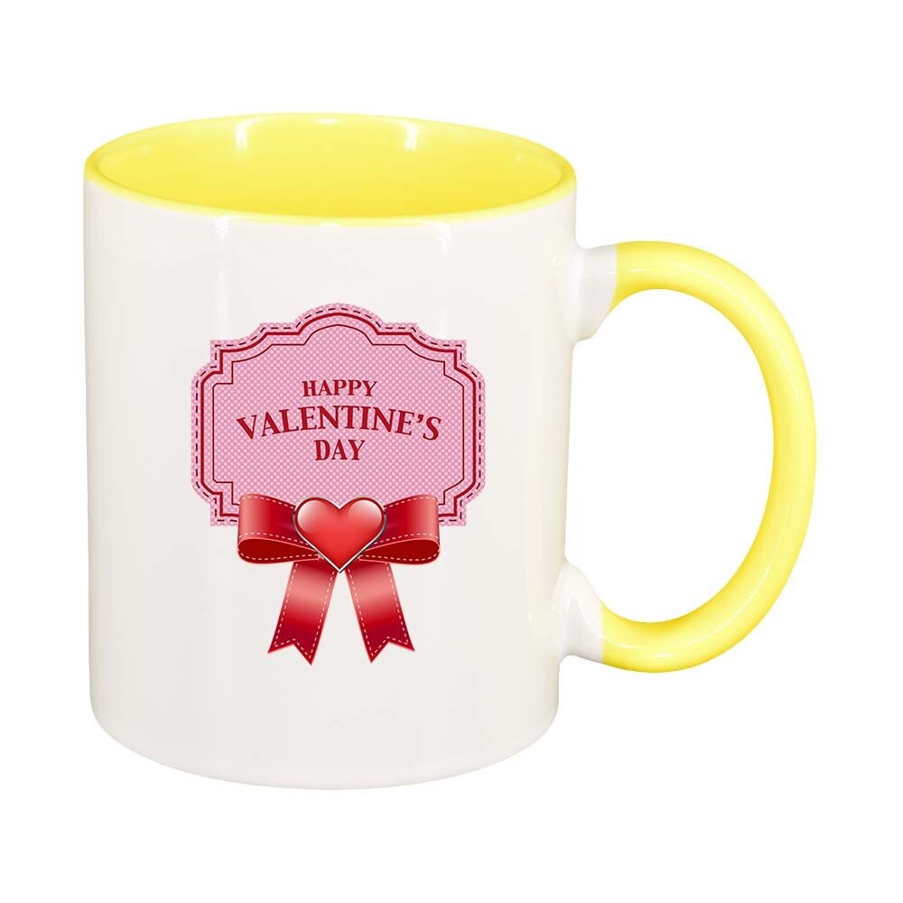 Cana Love, interior galben, 330ml, D400