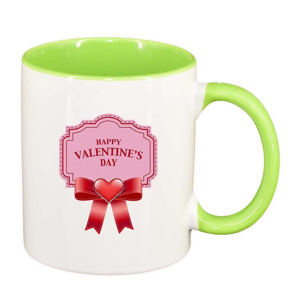 Cana Love, interior verde deschis, 330ml, D400