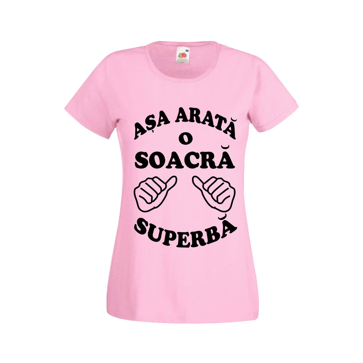 Tricou personalizat Asa arata o soacra superba S roz