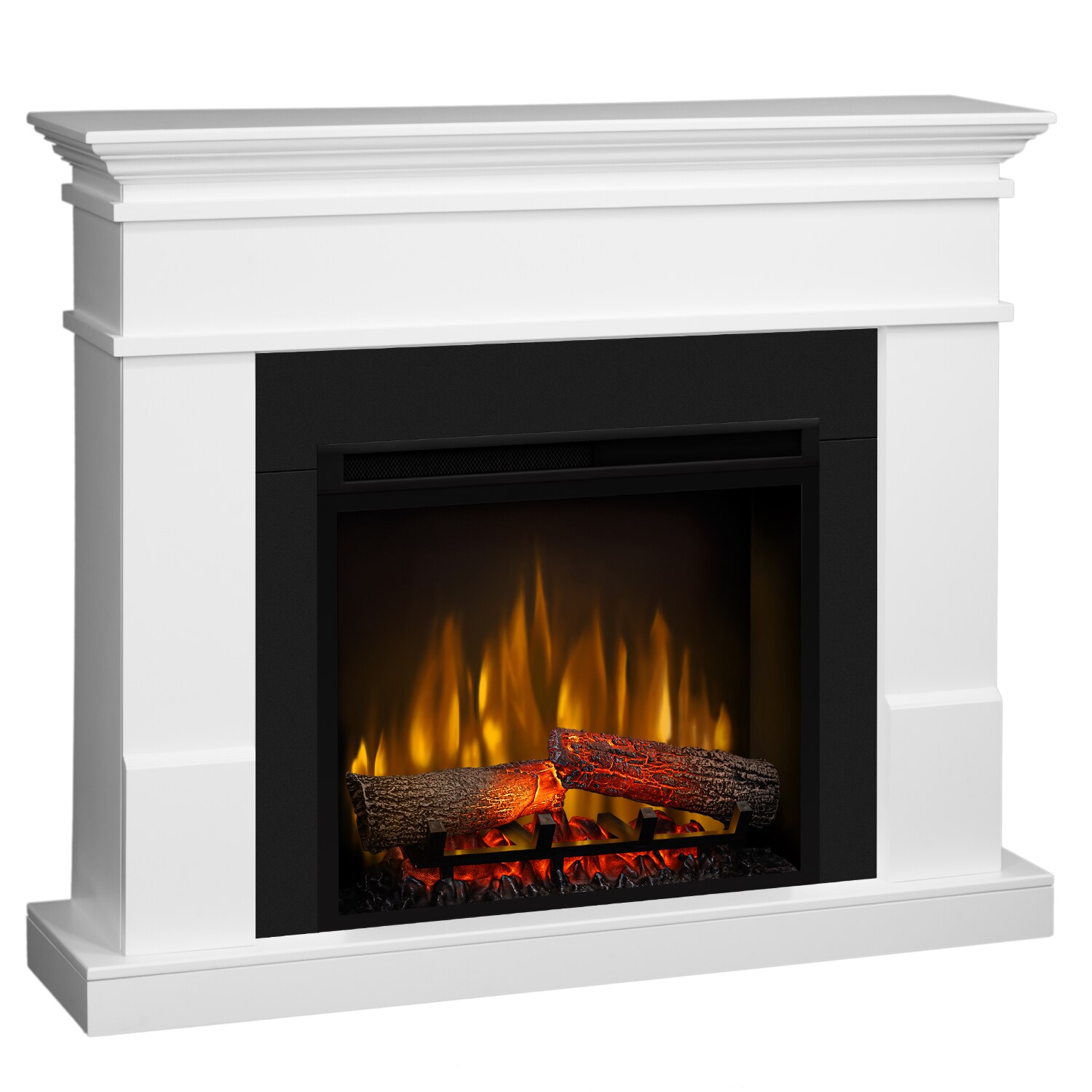 Semineu Lisabona alb - cu focar 3D Dimplex XHD23 si sunet