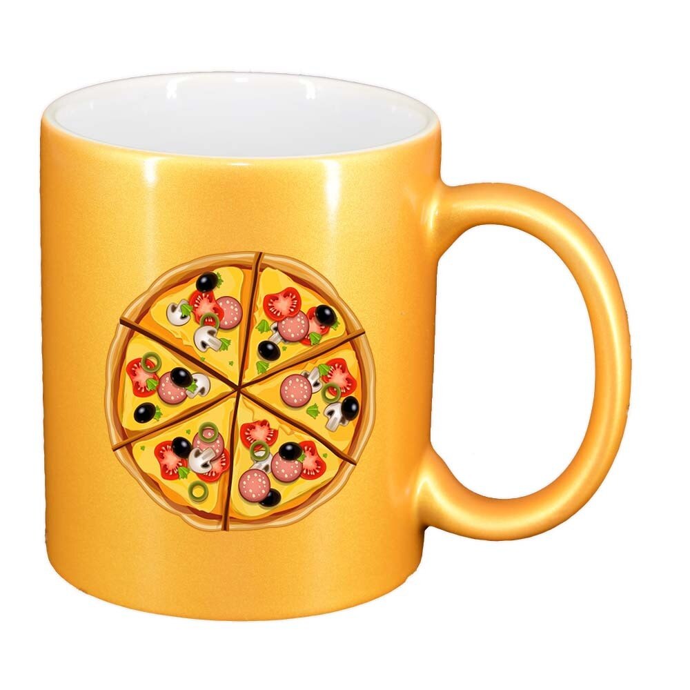 Cana Pizza, auriu sidefata, 330ml, D410