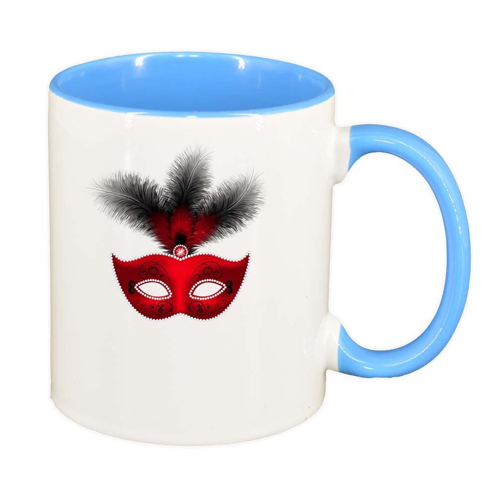 Cana Carnival, interior albastru, 330ml, D406