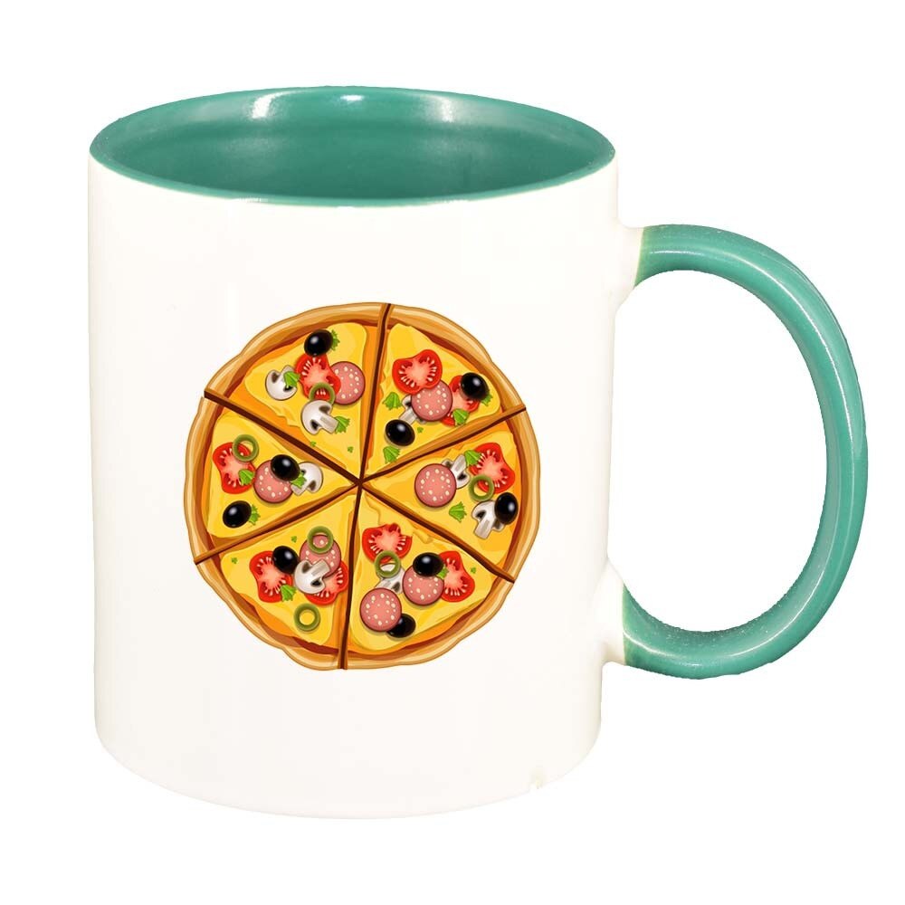 Cana Pizza, interior verde, 330ml, D410