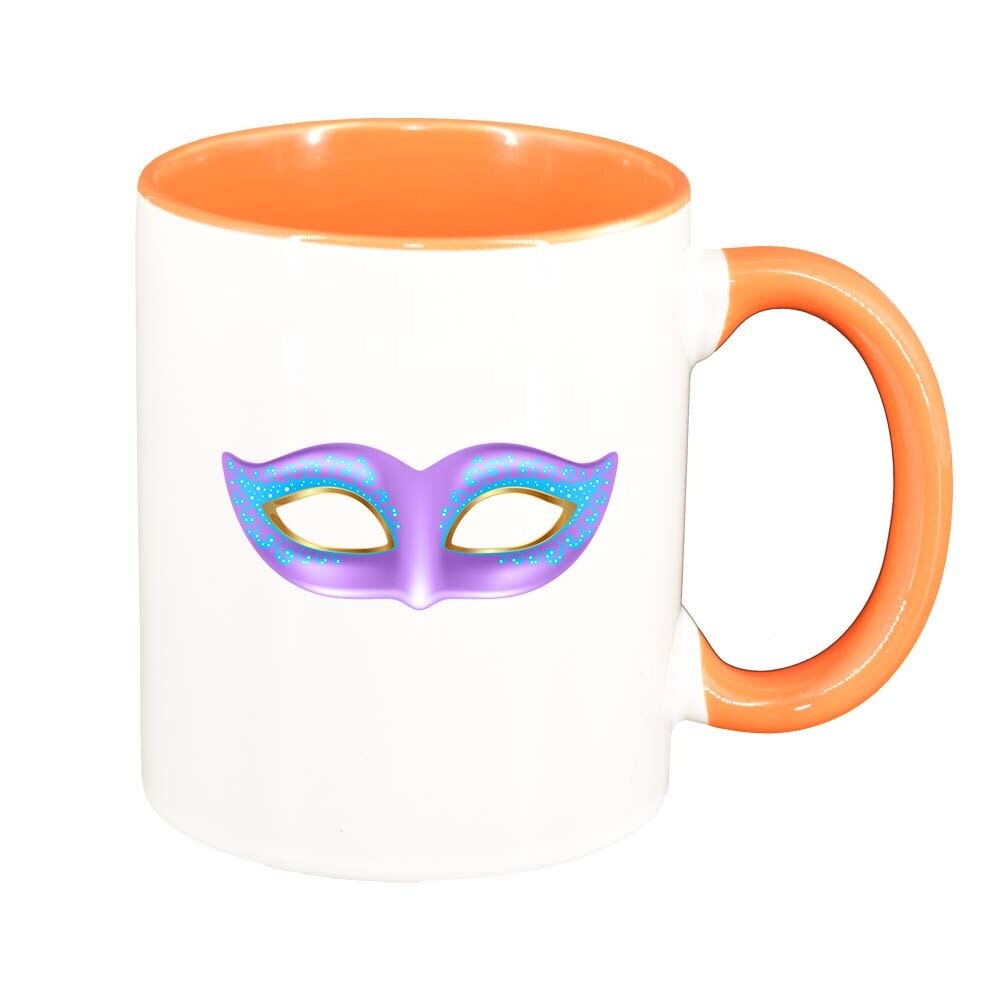 Cana Carnival, interior portocaliu, 330ml, D405