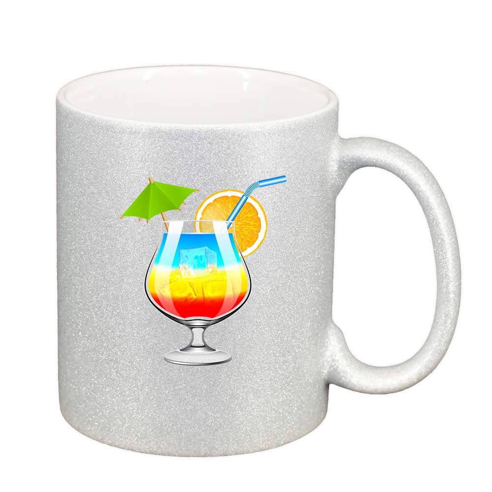 Cana Cocktail, argintiu sidefata glitter, 330ml, D413