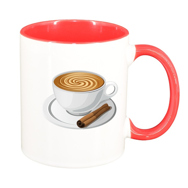 Cana Coffee, interior rosu, 330ml, D412