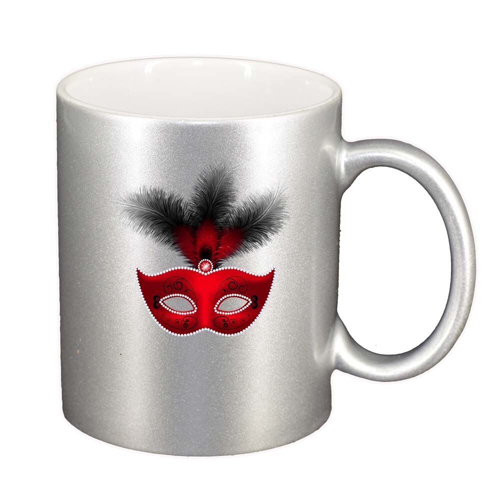 Cana Carnival, argintiu sidefata, 330ml, D406