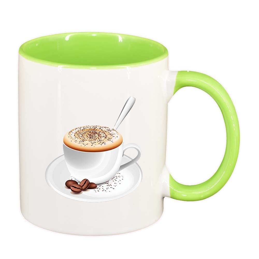 Cana Coffee, interior verde deschis, 330ml, D411