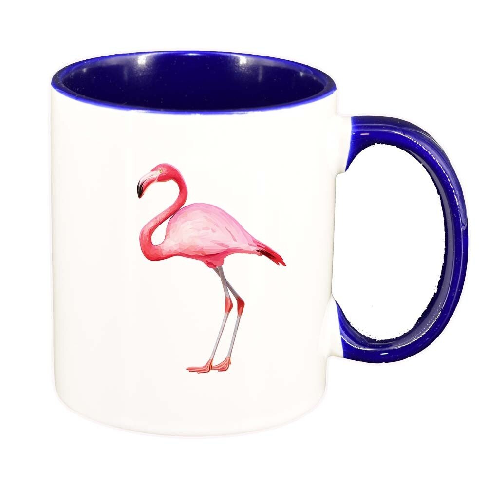 Cana Pelican, interior albastru inchis, 330ml, D418