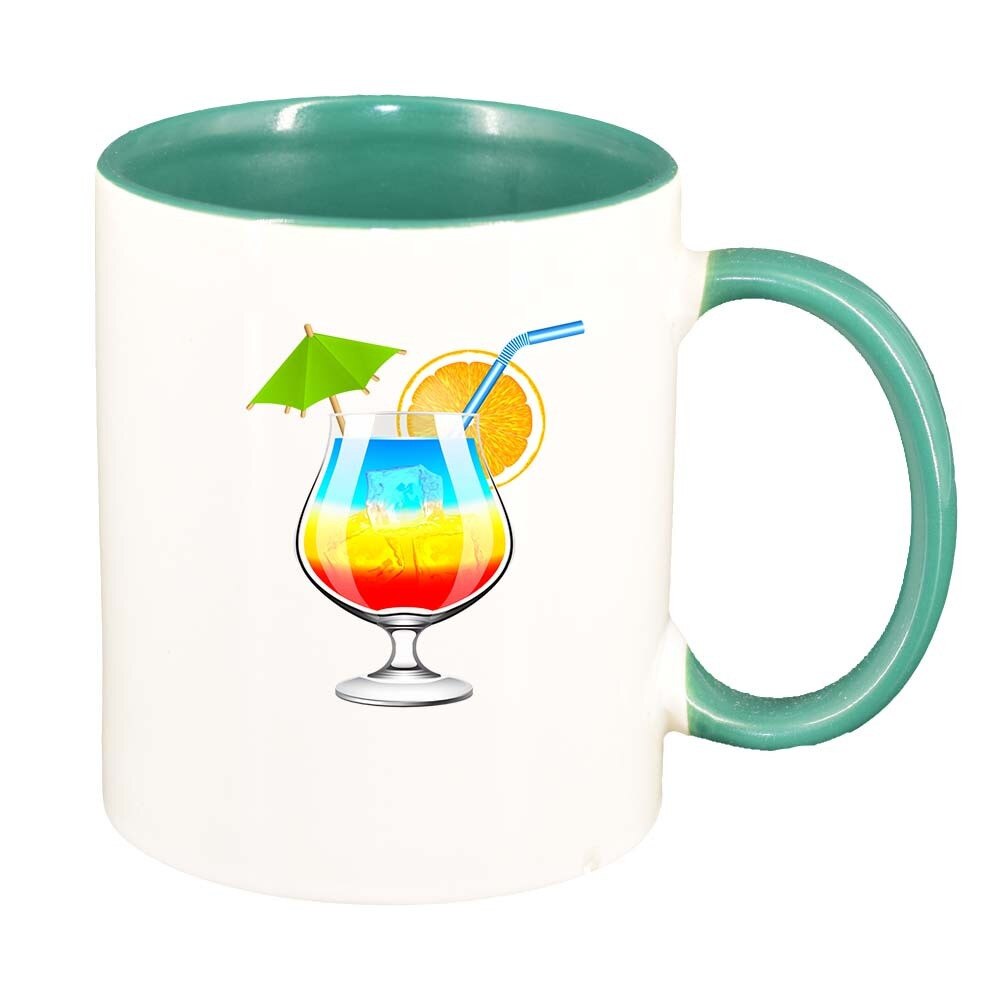 Cana Cocktail, interior verde, 330ml, D413