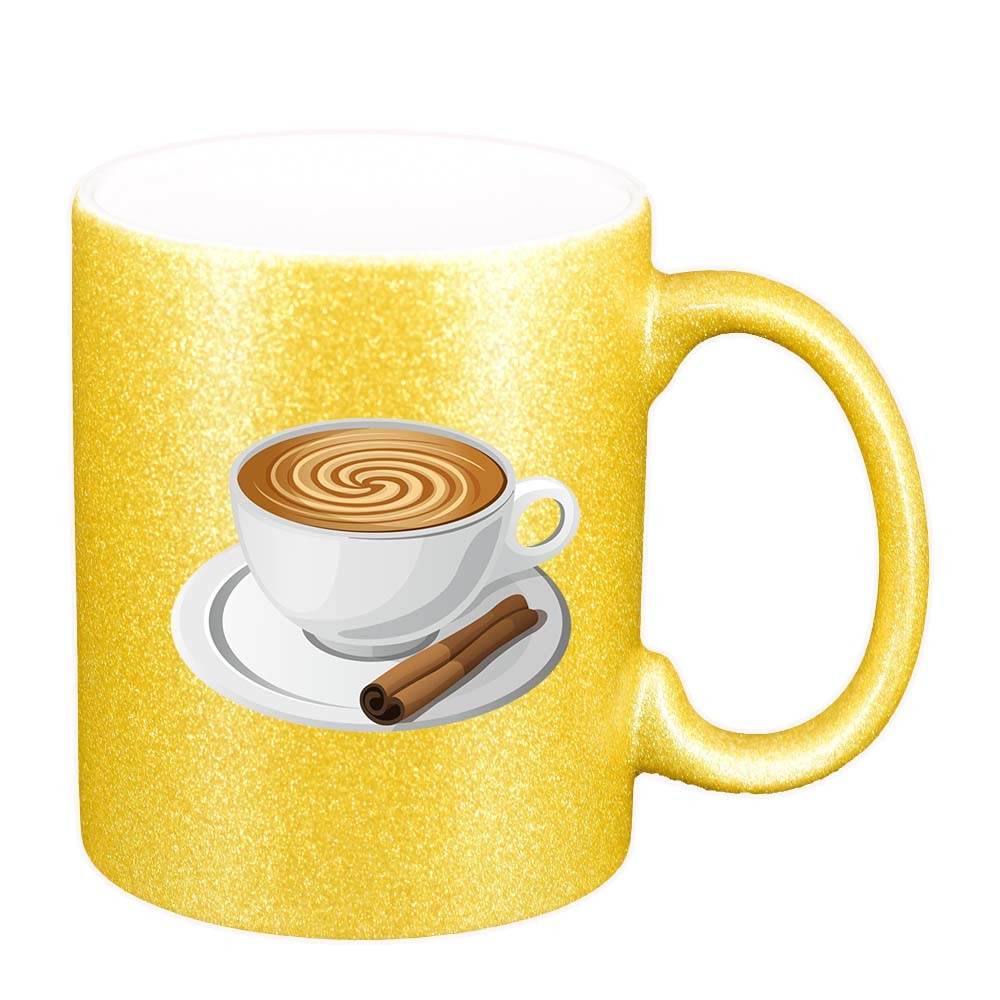 Cana Coffee, auriu sidefata glitter, 330ml, D412