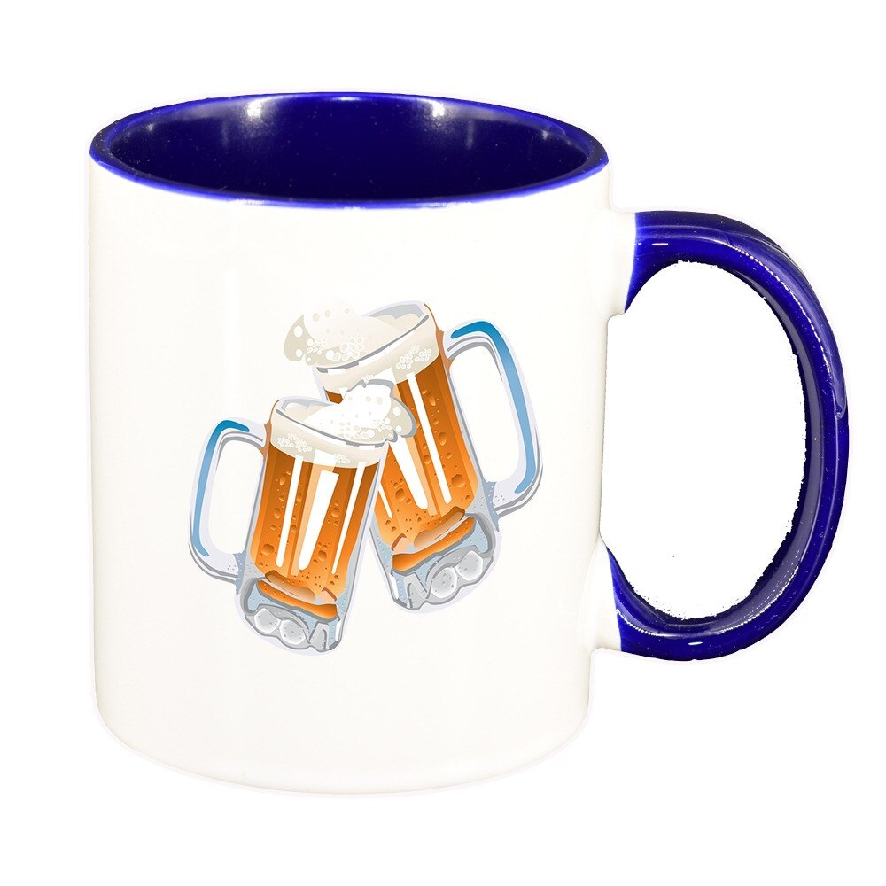 Cana Beer, interior albastru inchis, 330ml, D416