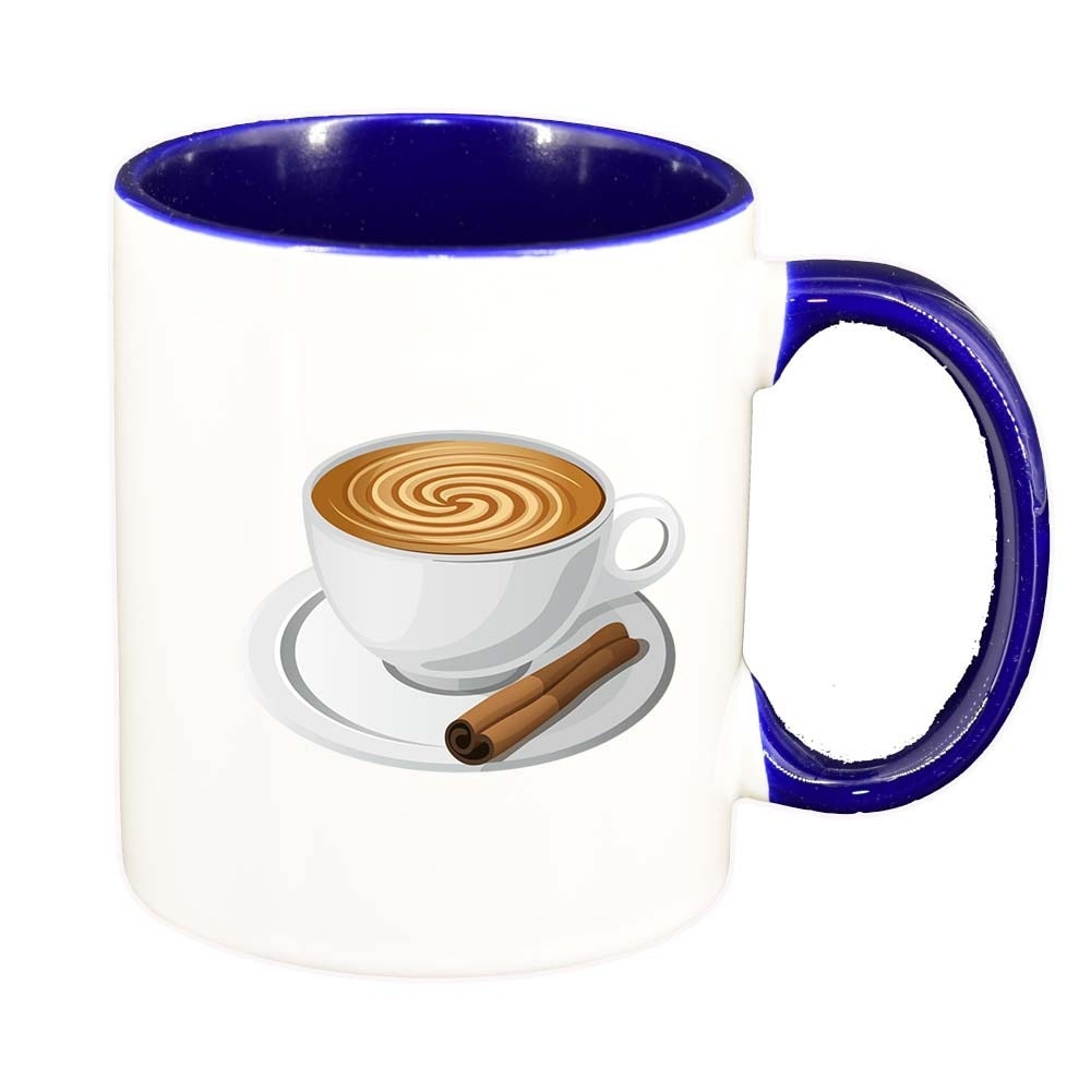 Cana Coffee, interior albastru inchis, 330ml, D412