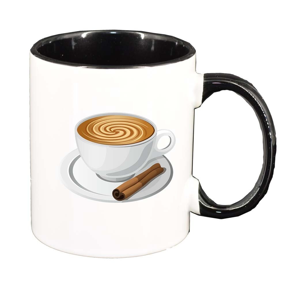 Cana Coffee, interior negru, 330ml, D412